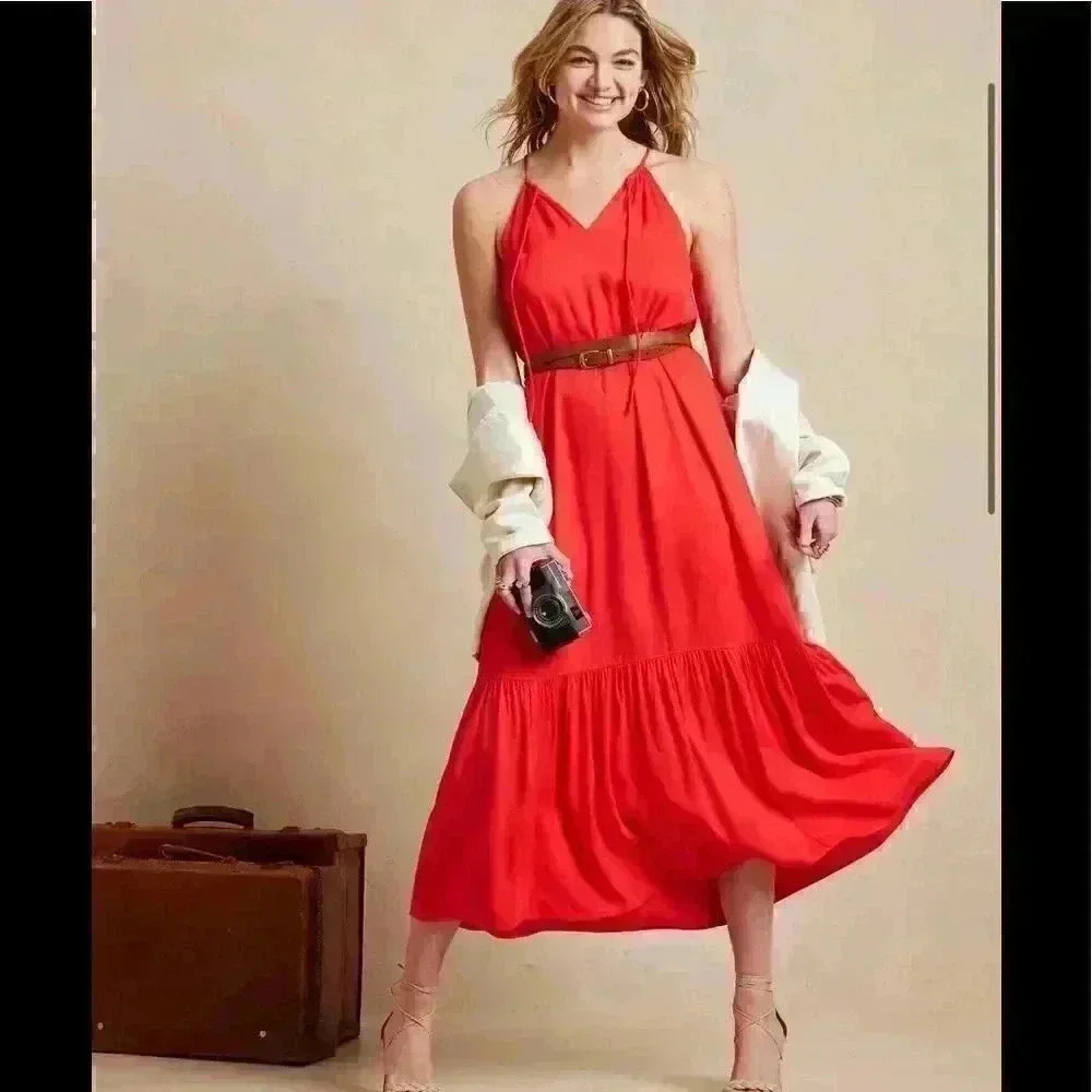 Banana Republic Halter Maxi Dress - Picture 1 of 6